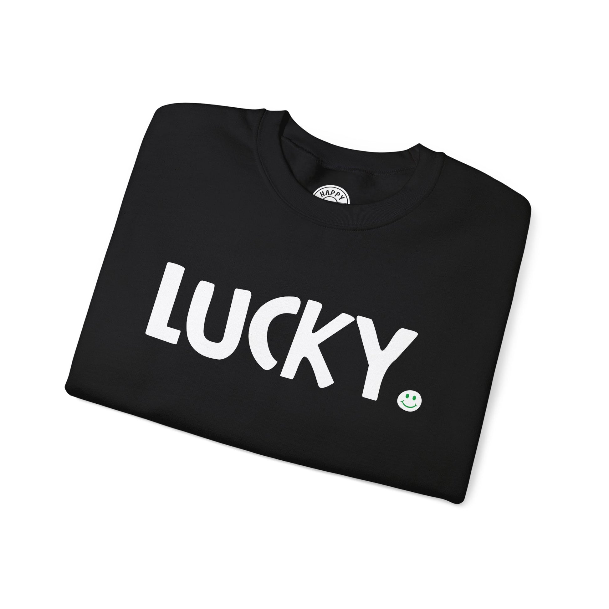 LUCKY Happy Tee (Sweatshirt)  Sweatshirt  HAPPY TEES® BRAND