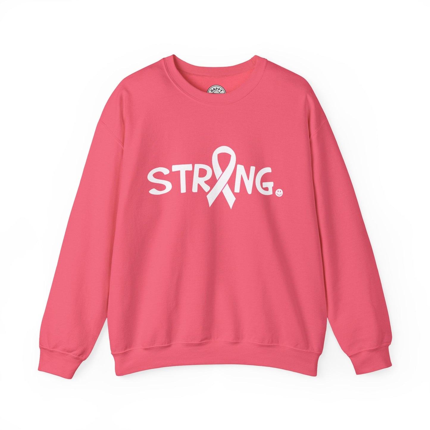 STRONG Happy Tee (Sweatshirt for Breast Cancer) Printify