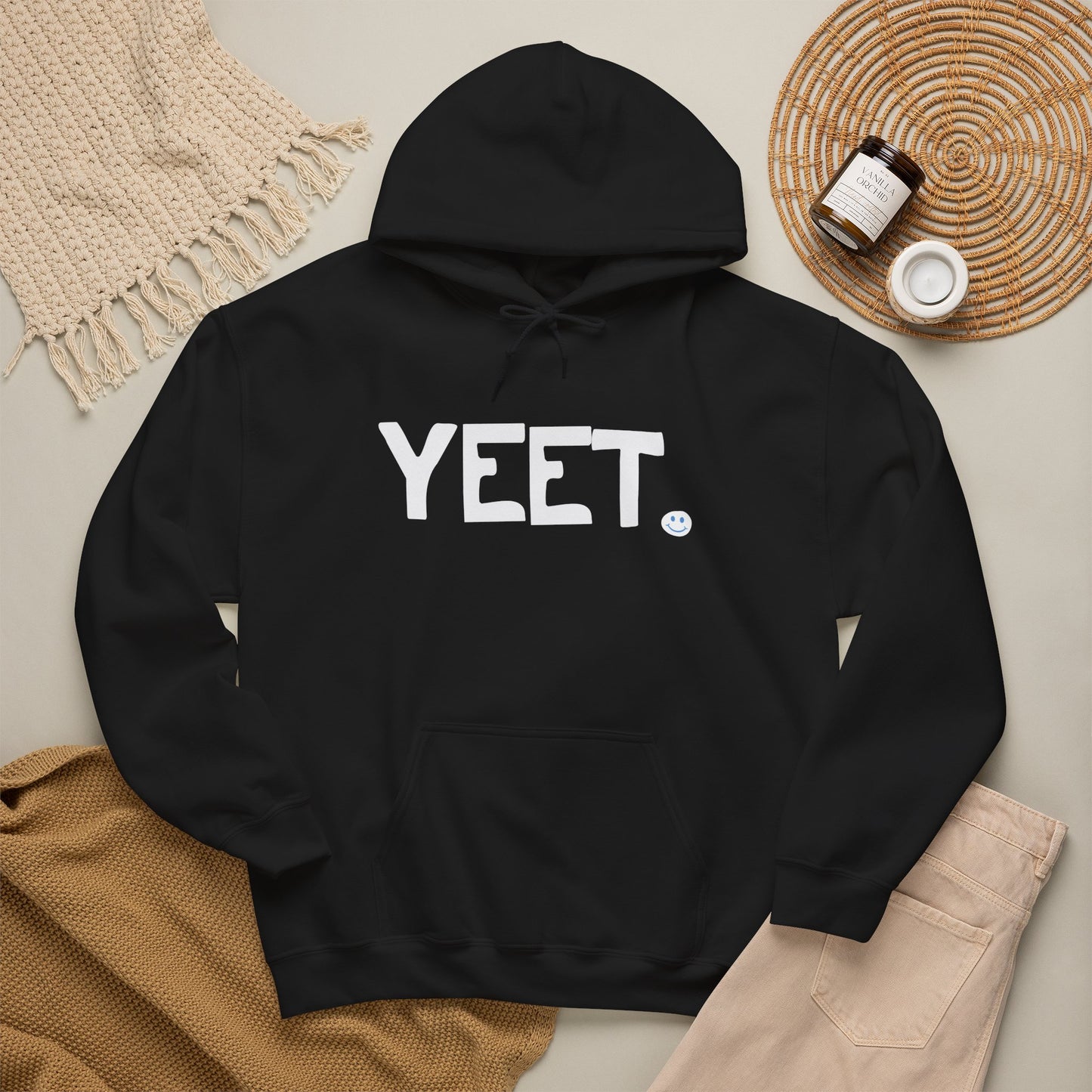 YEET Happy Tee (Hoodie)  Hoodie  HAPPY TEES® BRAND