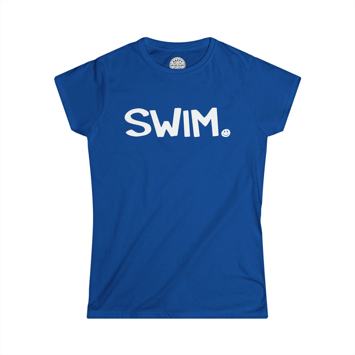 SWIM Happy Tee (Women's Tee)  T-Shirt  HAPPY TEES® BRAND