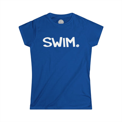 SWIM Happy Tee (Women's Tee)  T-Shirt  HAPPY TEES® BRAND