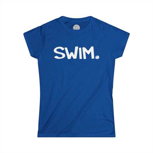SWIM Happy Tee (Women's Tee)  T-Shirt  HAPPY TEES® BRAND