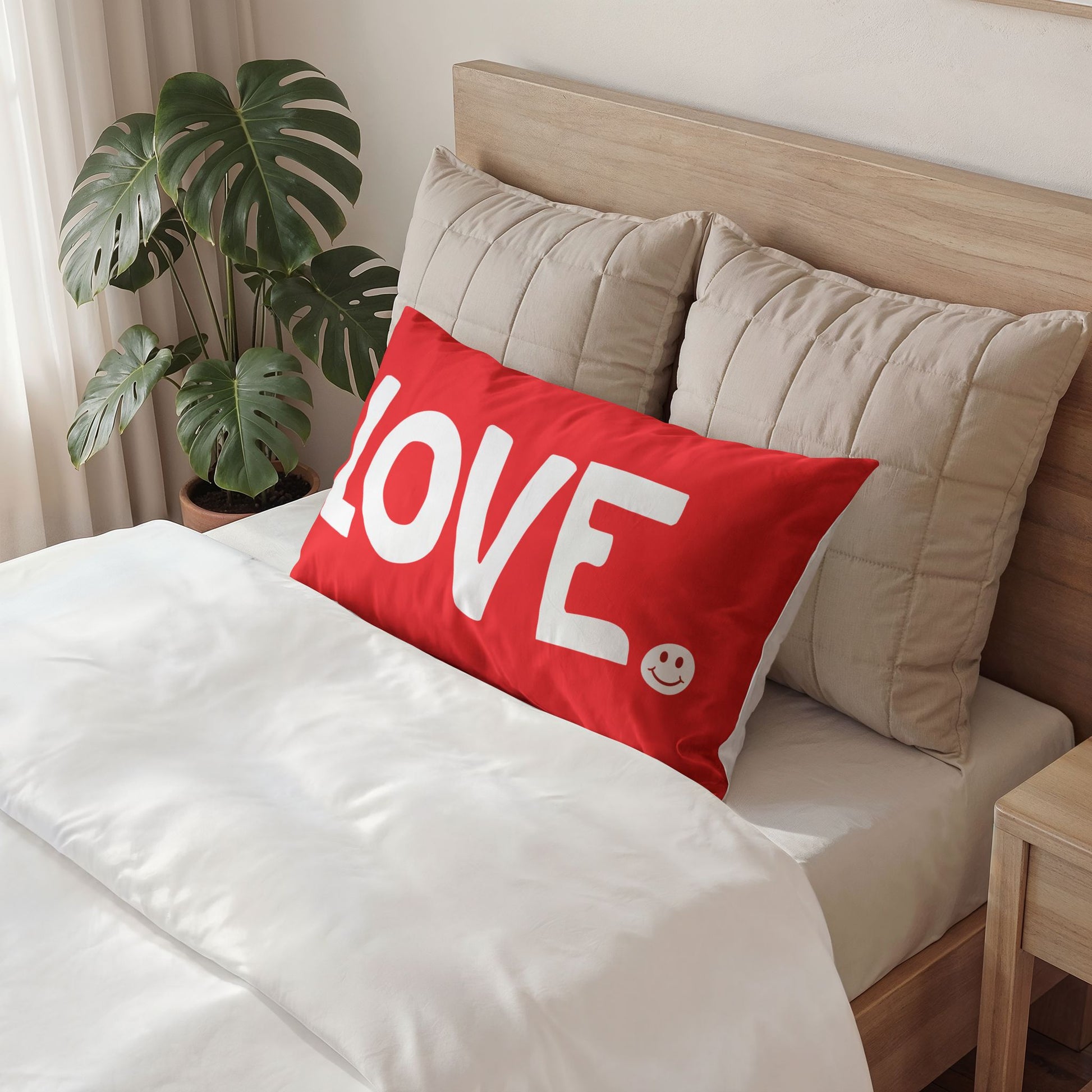 LOVE Happy Tee (Pillow Sham)  Home Decor  HAPPY TEES® BRAND
