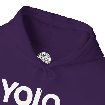YOLO Happy Tee (Hoodie)  Hoodie  HAPPY TEES® BRAND