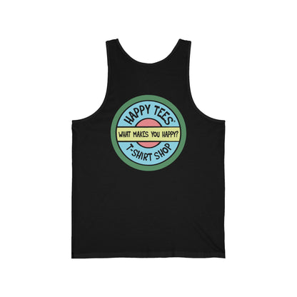 Happy Tees® T-Shirt (Tank Top without front logo)  Tank Top  HAPPY TEES® BRAND