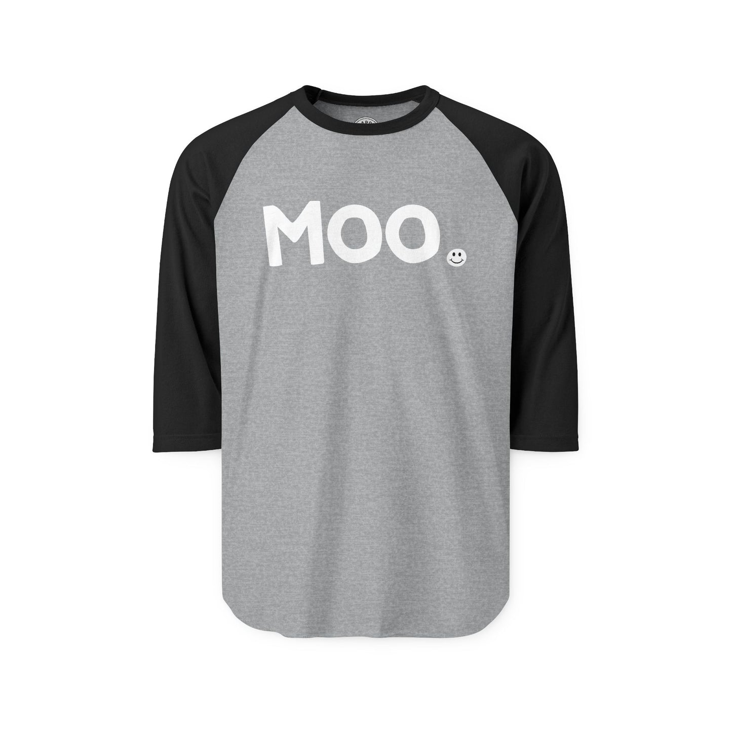 MOO Happy Tee (Long Sleeve Raglan)