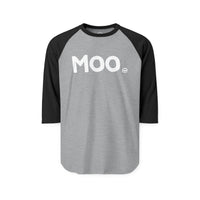 MOO Happy Tee (Long Sleeve Raglan)