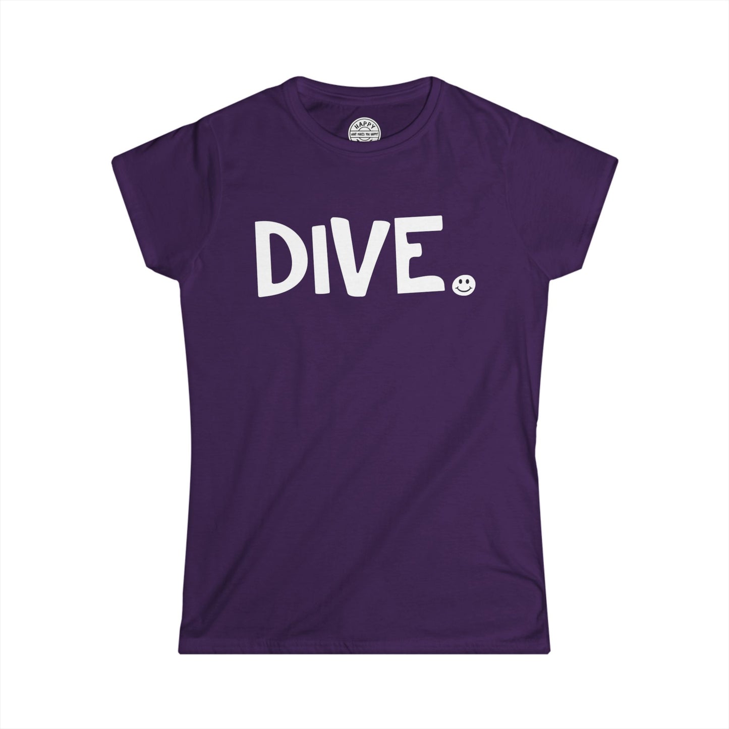 DIVE Happy Tee (Women's Tee)  T-Shirt  HAPPY TEES® BRAND