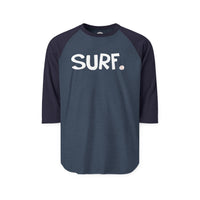 SURF Happy Tee (Long Sleeve Raglan)  Long-sleeve  HAPPY TEES® BRAND