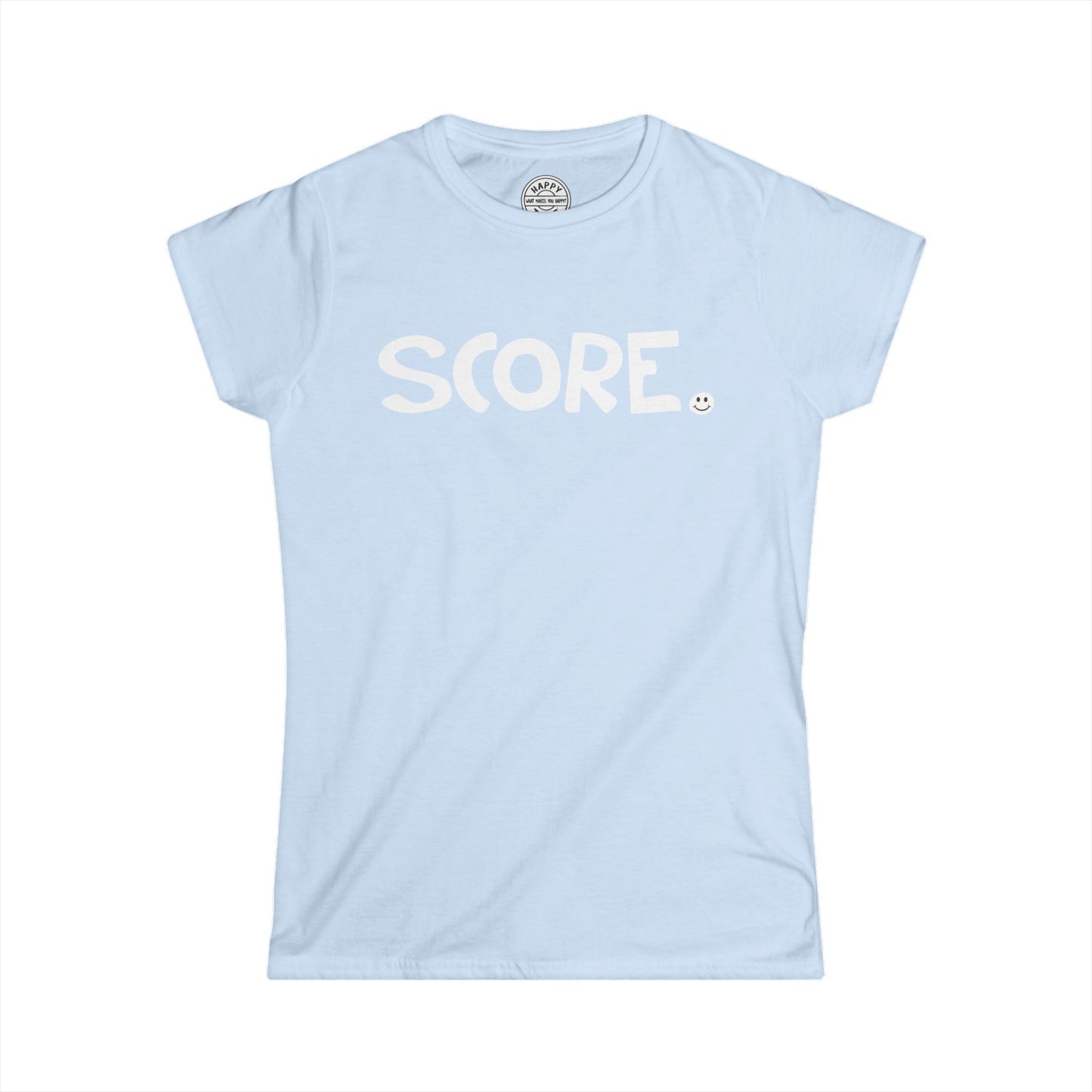 SCORE Happy Tee (Women's Tee)  T-Shirt  HAPPY TEES® BRAND
