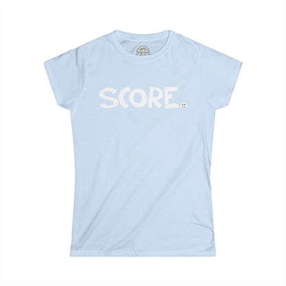 SCORE Happy Tee (Women's Tee)  T-Shirt  HAPPY TEES® BRAND