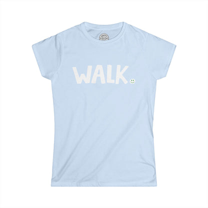 WALK Happy Tee (Women's Tee)  T-Shirt  HAPPY TEES® BRAND