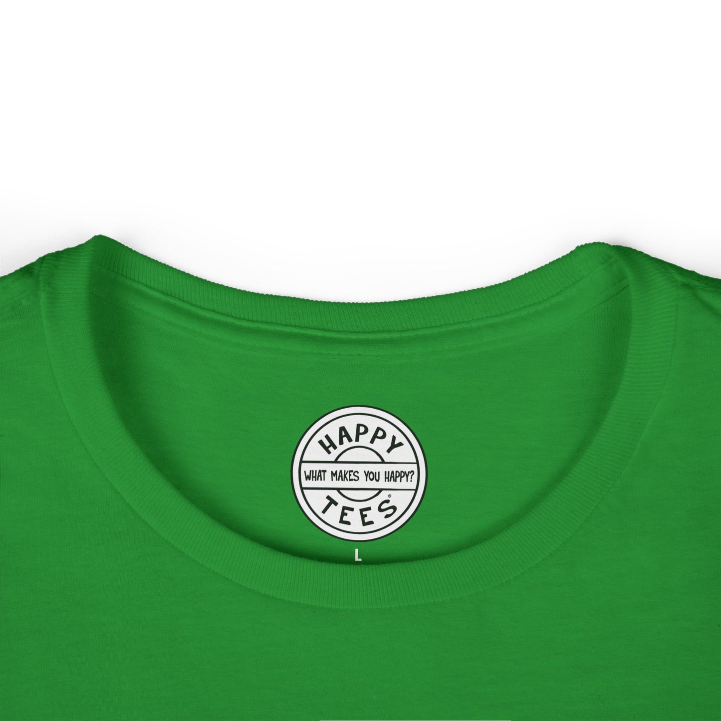 Happy Tees® T‑Shirt (Women's Tee without front logo)  T-Shirt  HAPPY TEES® BRAND