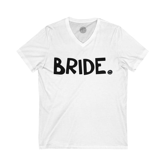 BRIDE Happy Tee (V-Neck) Printify