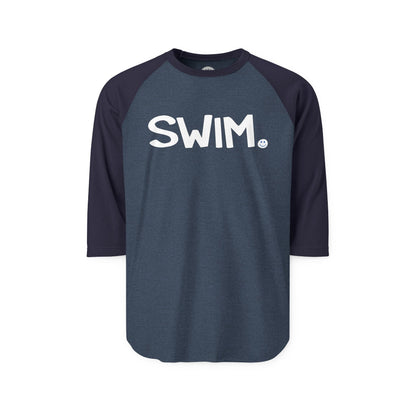 SWIM Happy Tee (Long Sleeve Raglan)  Long-sleeve  HAPPY TEES® BRAND
