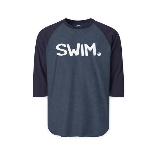 SWIM Happy Tee (Long Sleeve Raglan)  Long-sleeve  HAPPY TEES® BRAND