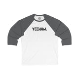 YEEHAW Happy Tee (Long Sleeve Baseball Tee)  Long-sleeve  HAPPY TEES® BRAND
