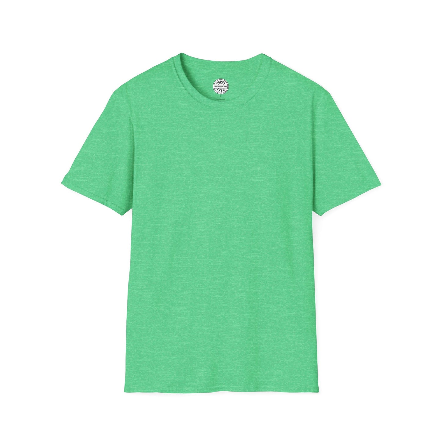 BASIC Happy Tee  T-Shirt 2XL / Heather Irish Green HAPPY TEES® BRAND