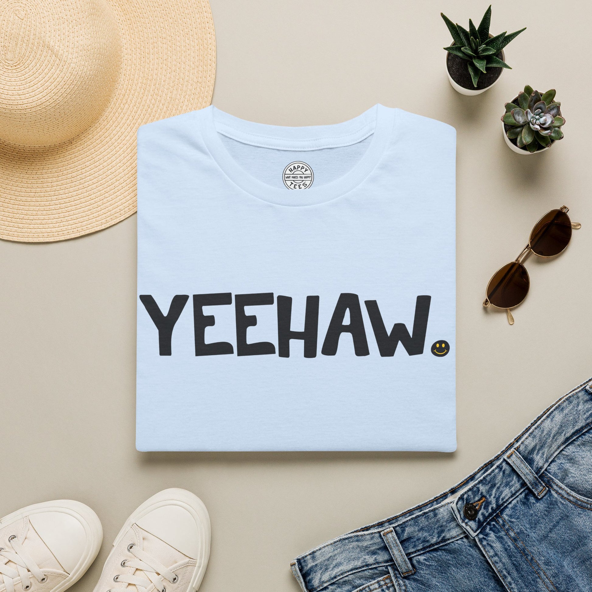 YEEHAW Happy Tee  T-Shirt  HAPPY TEES® BRAND