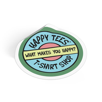 Happy Tees® Vinyl Stickers (color) Printify
