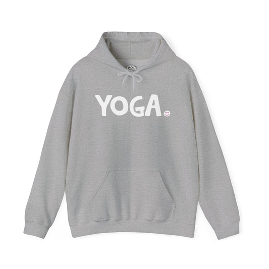 YOGA Happy Tee (Hoodie)  Hoodie 2XL / Sport Grey HAPPY TEES® BRAND