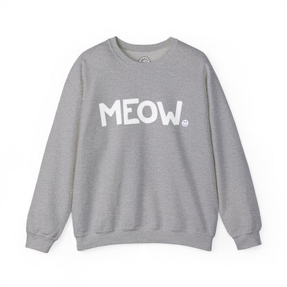 MEOW Happy Tee (Sweatshirt)  Sweatshirt  HAPPY TEES® BRAND