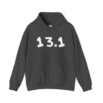 13.1 Happy Tee (Hoodie)  Hoodie 2XL / Dark Heather HAPPY TEES® BRAND
