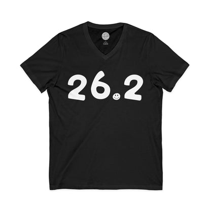 26.2 Happy Tee (V-Neck)  V-neck  HAPPY TEES® BRAND