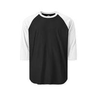 BASIC Happy Tee (Long Sleeve Raglan) Printify