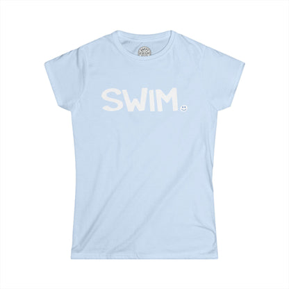 SWIM Happy Tee (Women's Tee)  T-Shirt  HAPPY TEES® BRAND