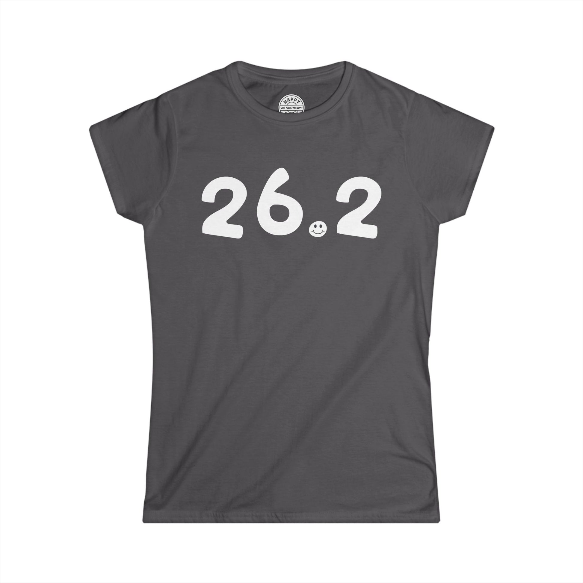 26.2 Happy Tee (Women's Tee)  T-Shirt  HAPPY TEES® BRAND
