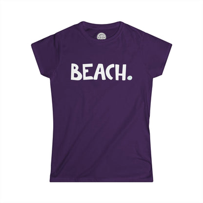 BEACH Happy Tee (Women's Tee)  T-Shirt  HAPPY TEES® BRAND