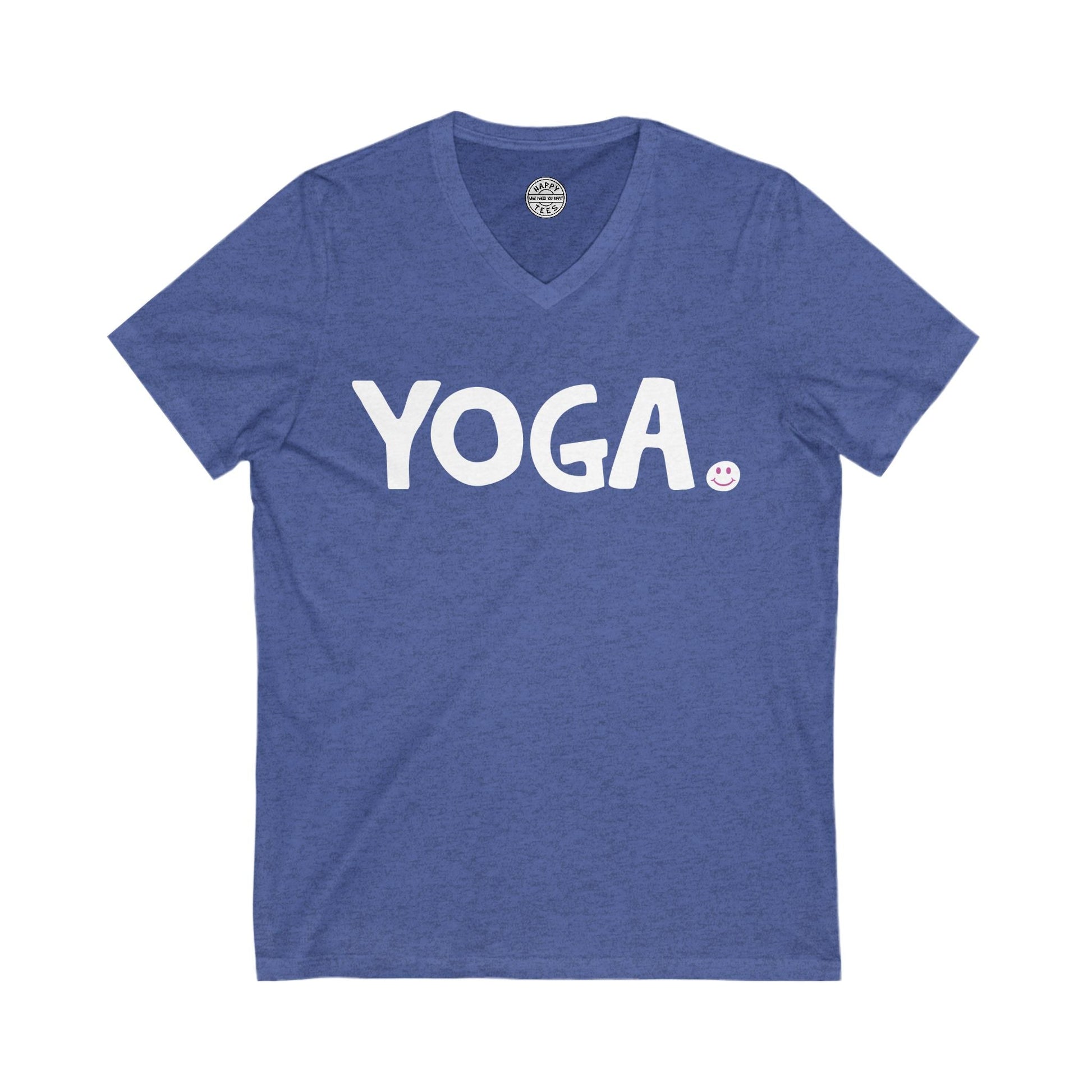 YOGA Happy Tee (V-Neck) Printify