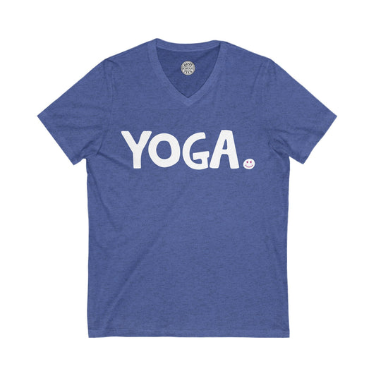 YOGA Happy Tee (V-Neck) Printify