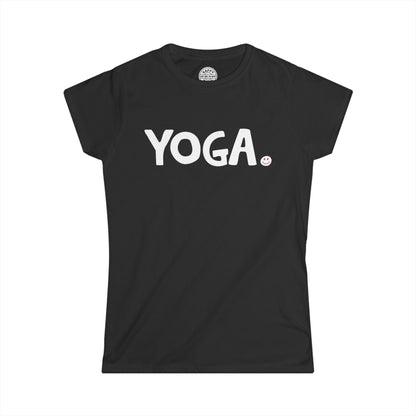 YOGA Happy Tee (Women's Tee)  T-Shirt  HAPPY TEES® BRAND