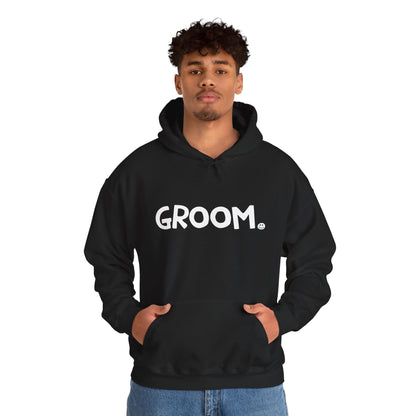 GROOM Happy Tee (Hoodie)  Hoodie  HAPPY TEES® BRAND