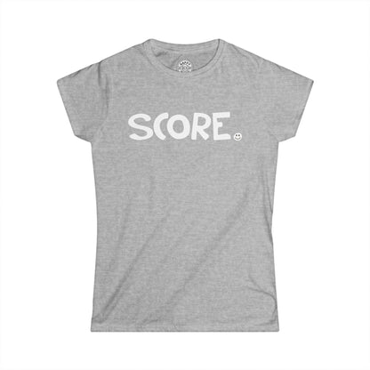 SCORE Happy Tee (Women's Tee)  T-Shirt  HAPPY TEES® BRAND