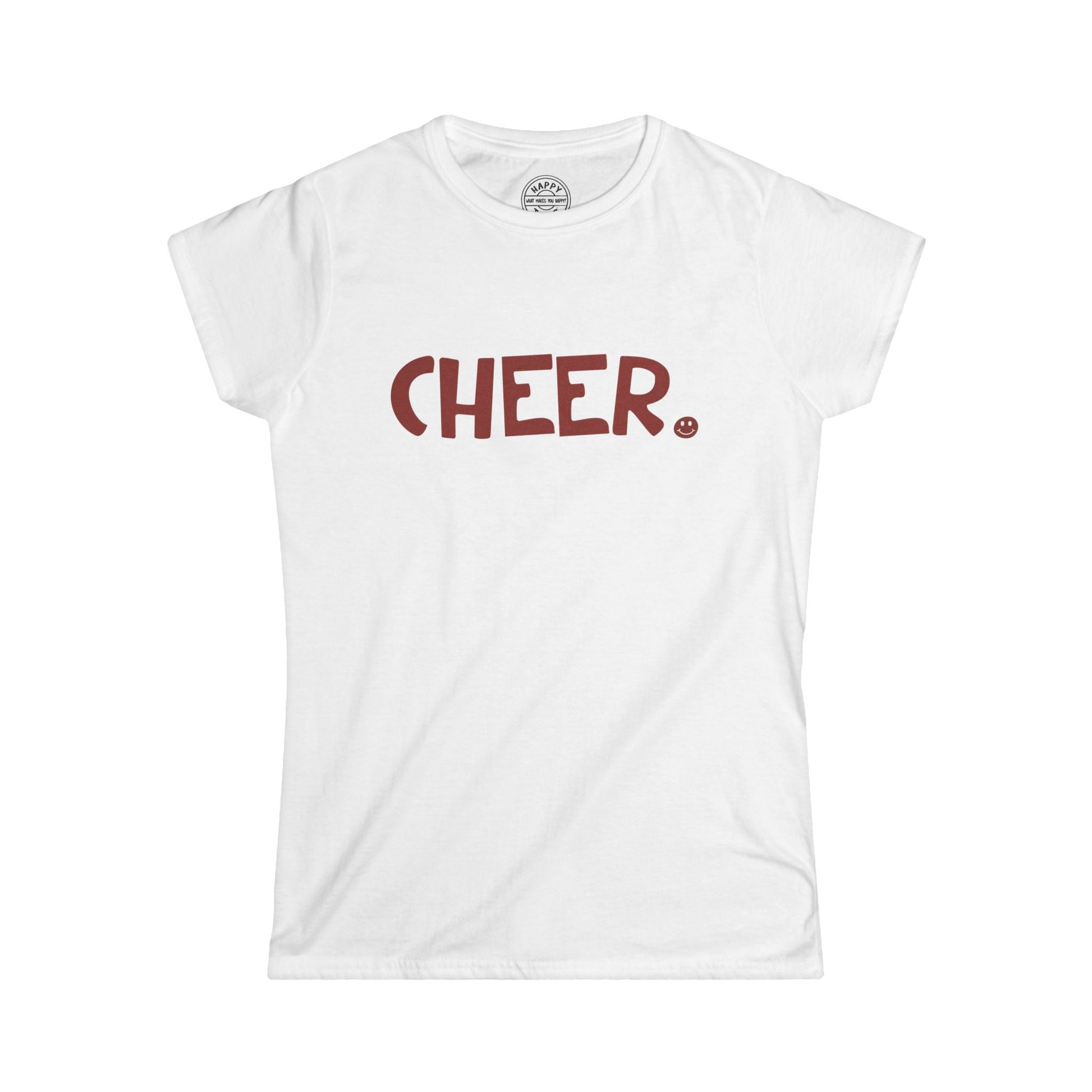 CHEER Happy Tee (Women's Tee) Printify