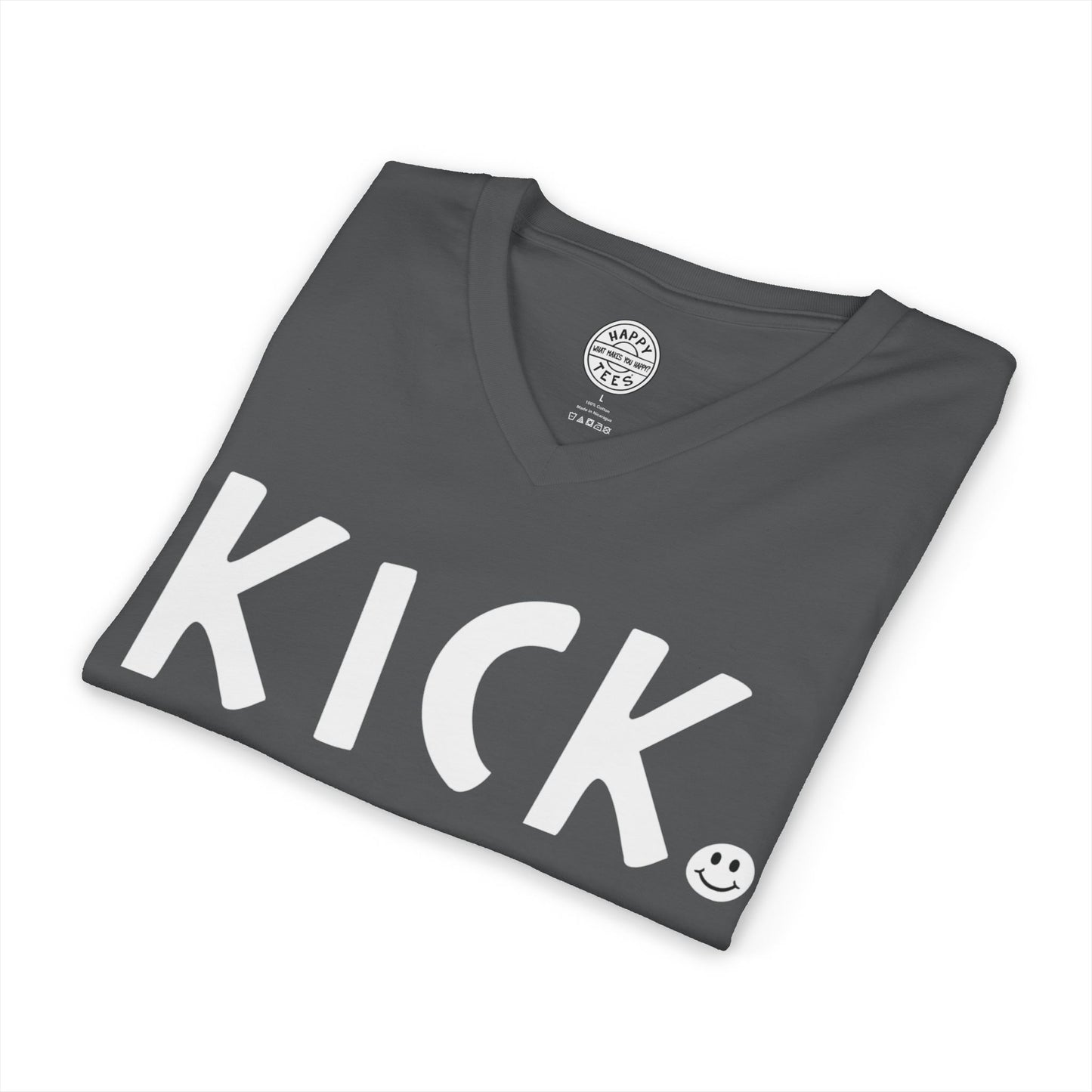 KICK Happy Tee (V-Neck)