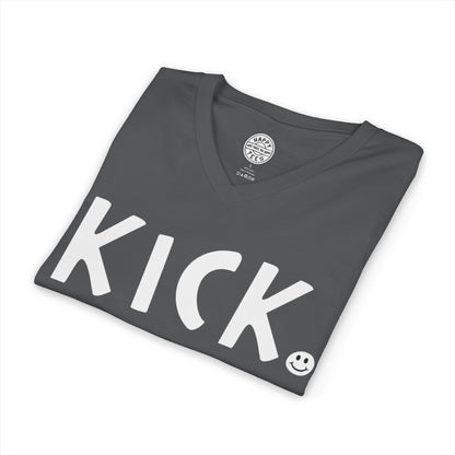 KICK Happy Tee (V-Neck)