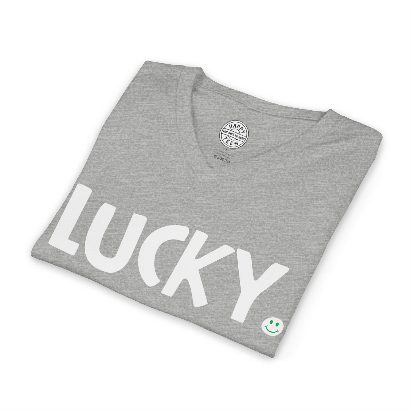 LUCKY Happy Tee (V-Neck)  V-neck  HAPPY TEES® BRAND