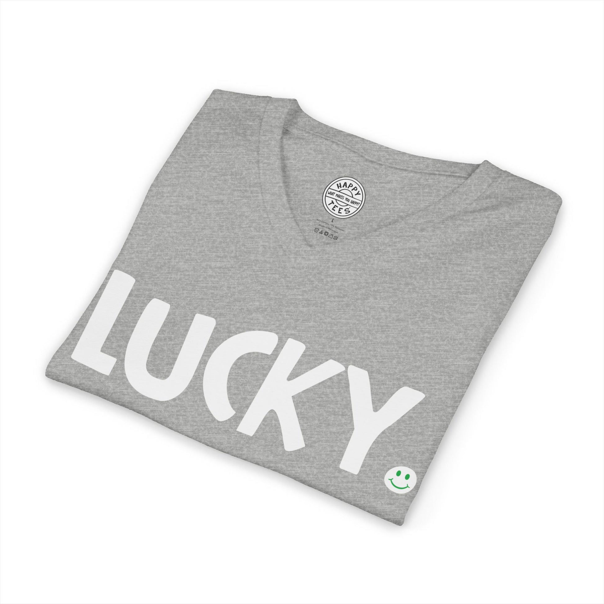 LUCKY Happy Tee (V-Neck)  V-neck  HAPPY TEES® BRAND