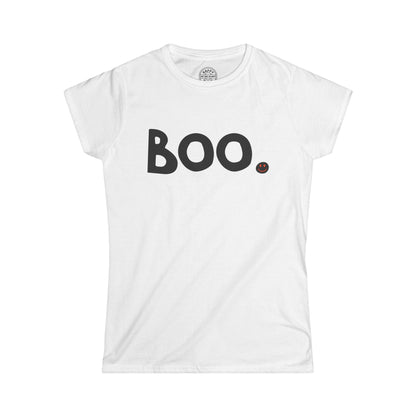 BOO Happy Tee (Woman's Tee)  T-Shirt White / 2XL HAPPY TEES® BRAND