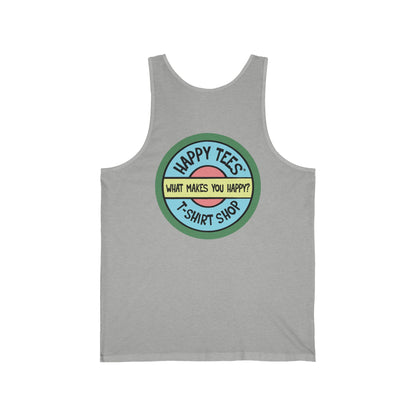 Happy Tees® T-Shirt (Tank Top without front logo)  Tank Top  HAPPY TEES® BRAND