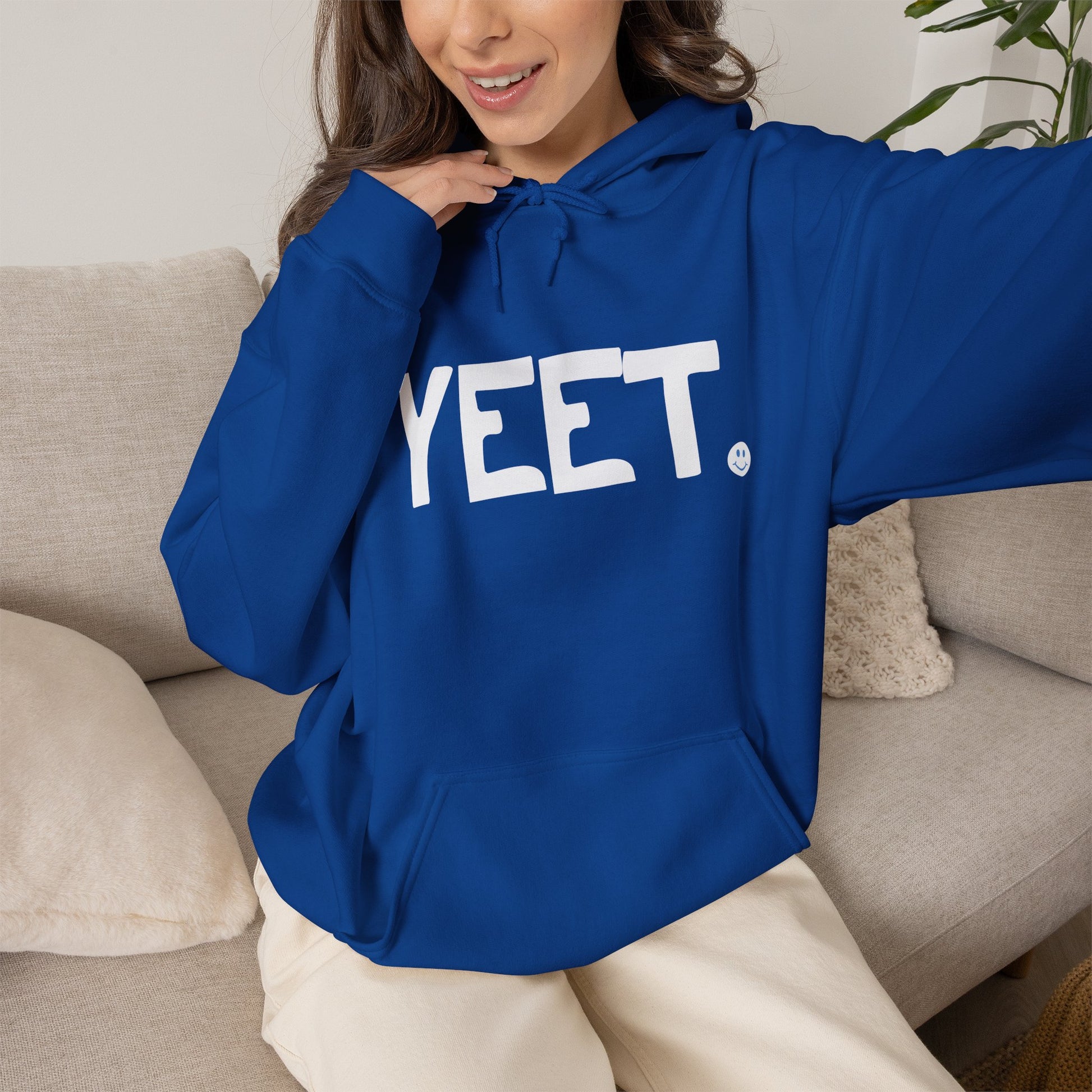 YEET Happy Tee (Hoodie)  Hoodie  HAPPY TEES® BRAND