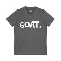 GOAT Happy Tee (V-Neck)  V-neck Asphalt / 2XL HAPPY TEES® BRAND