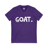 GOAT Happy Tee (V-Neck)  V-neck Team Purple / 2XL HAPPY TEES® BRAND