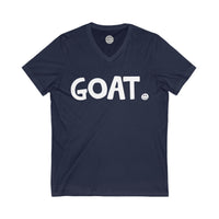 GOAT Happy Tee (V-Neck)  V-neck Navy / 2XL HAPPY TEES® BRAND