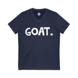 GOAT Happy Tee (V-Neck)  V-neck Navy / 2XL HAPPY TEES® BRAND