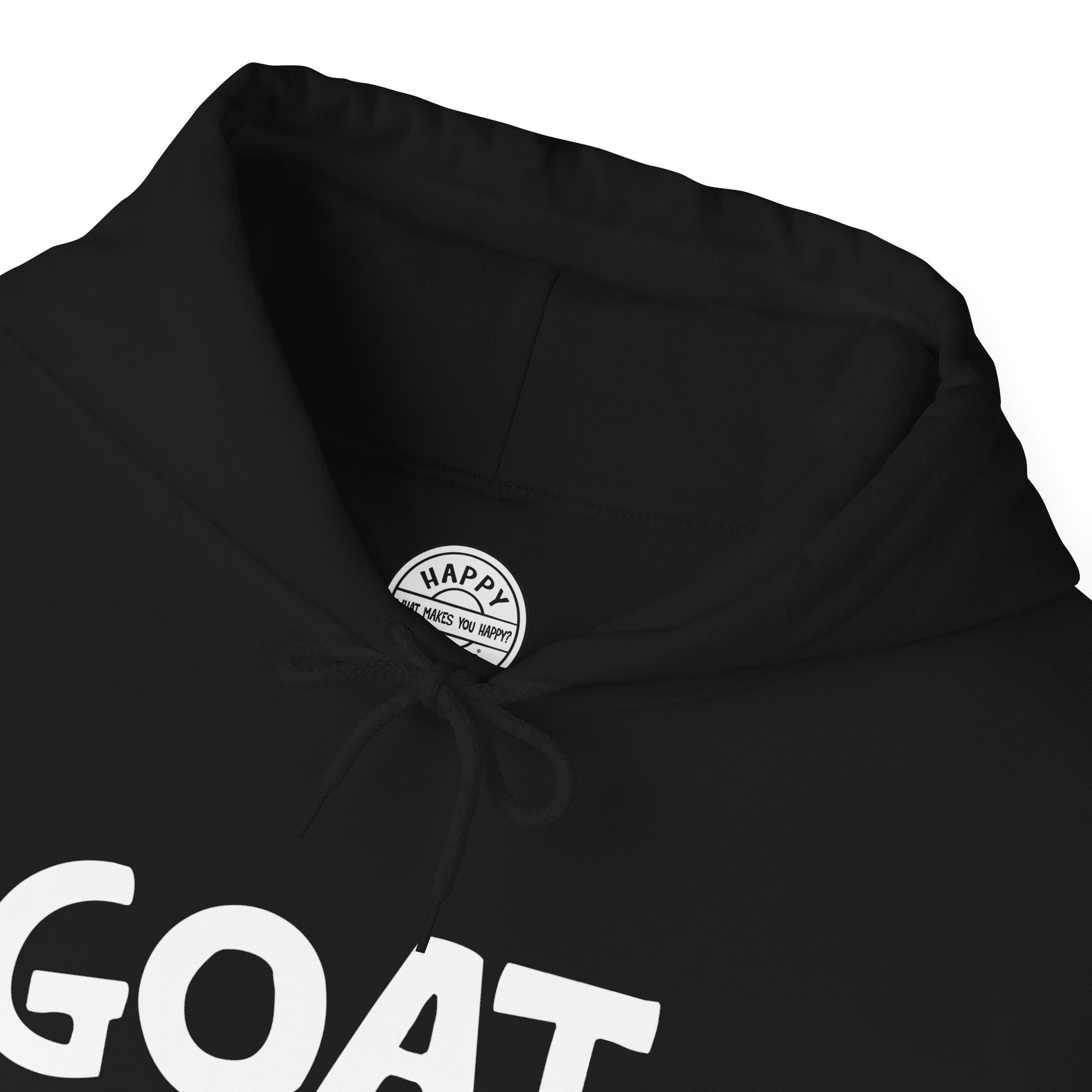 GOAT Happy Tee (Hoodie)  Hoodie  HAPPY TEES® BRAND